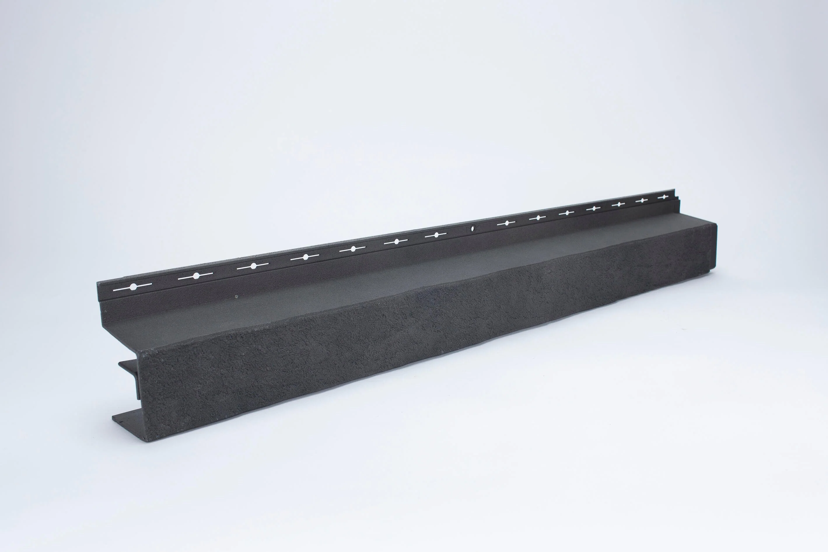 How far out does stack stone panel project from wall ?