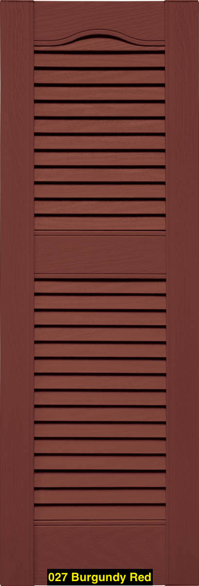 Mid-America, Vinyl Shutters, Louvered Shutters, Cathedral Top, Lengths 75"- 80", Widths 12" or 14.5" Questions & Answers